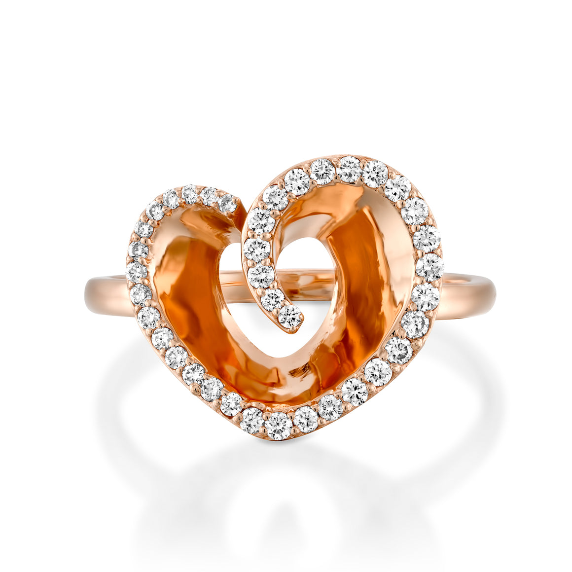 R3421ES-Heart diamond ring