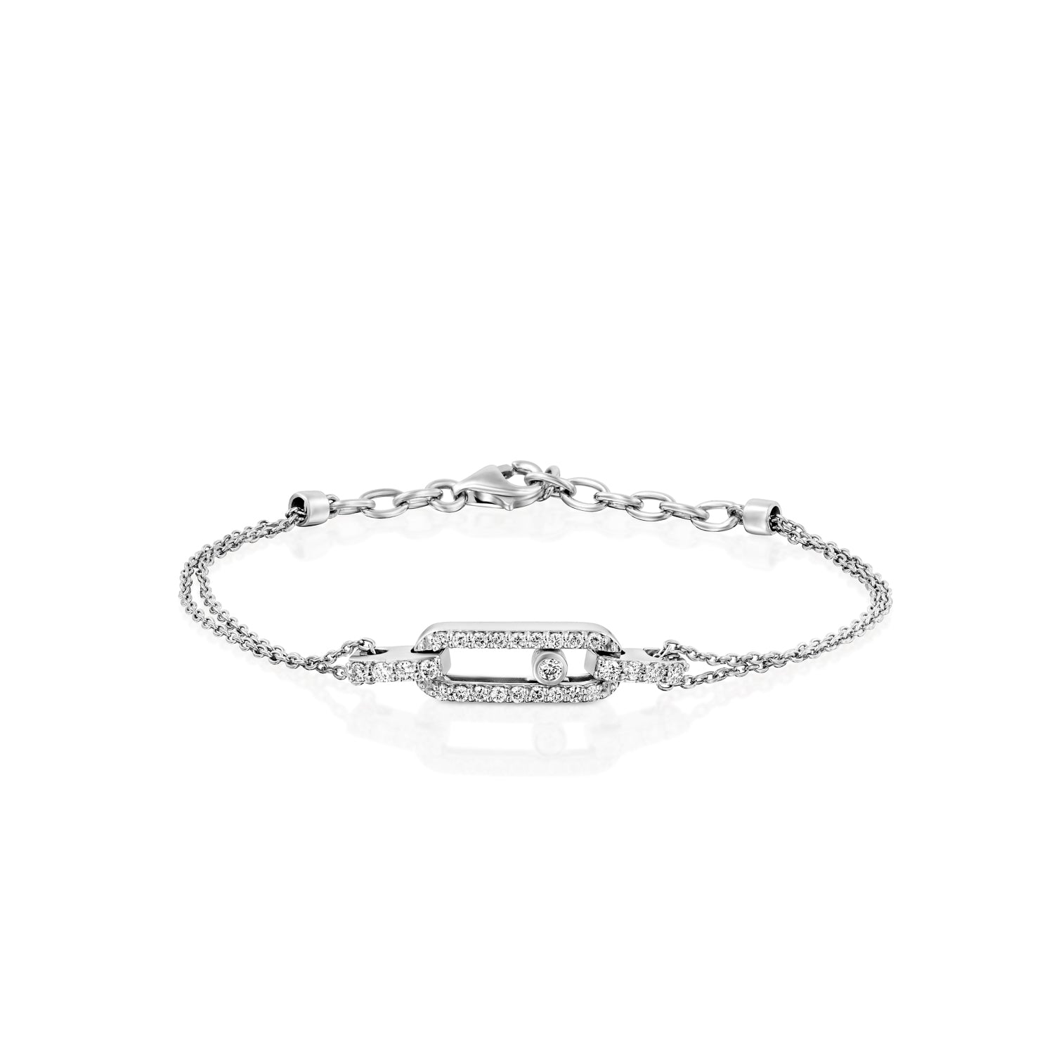 0.31 Carat bridal wedding bar bracelet