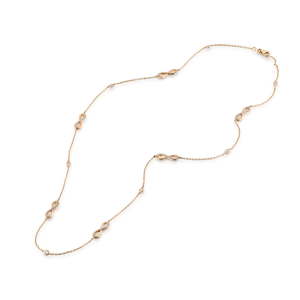 PTUB58407-infinity necklace,