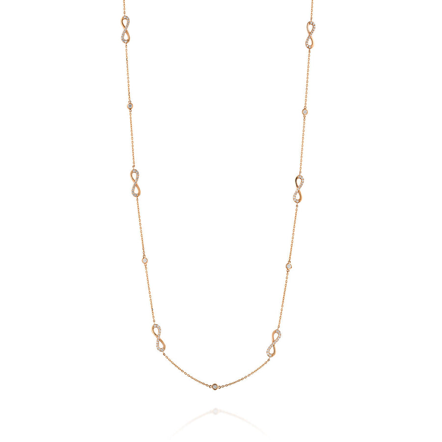 PTUB58407-infinity necklace,